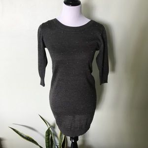 Mink Pink Sweater Dress w/ Gold Beads